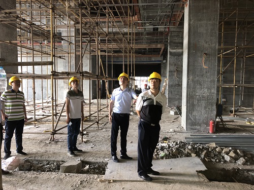 创业中心开展在建孵化载体安全施工检查